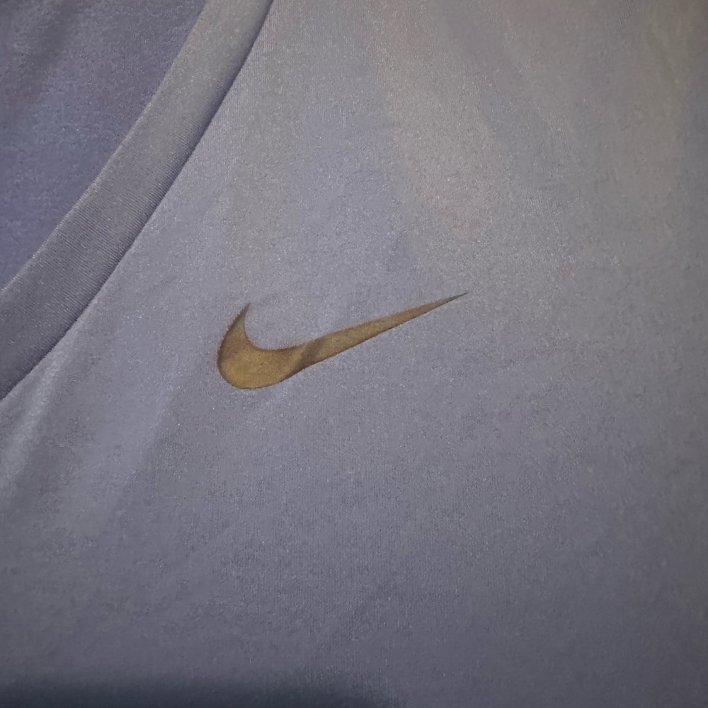 Nike Women's Short Sleeve Blue Tee - Picture 2 of 4
